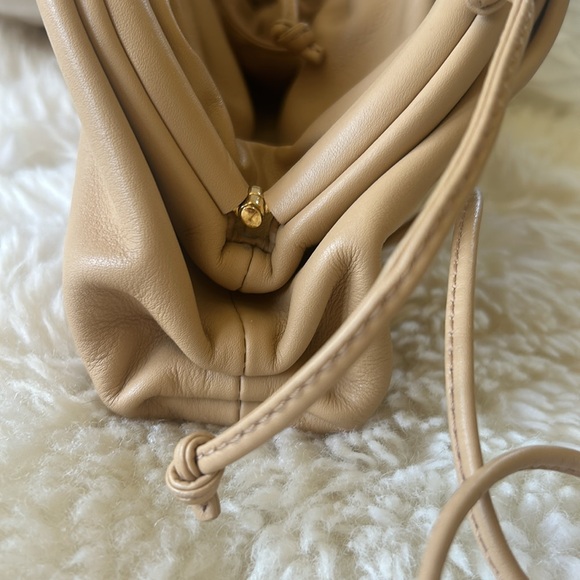 Bottega Veneta Mini Pouch beige color; - Picture 10 of 12